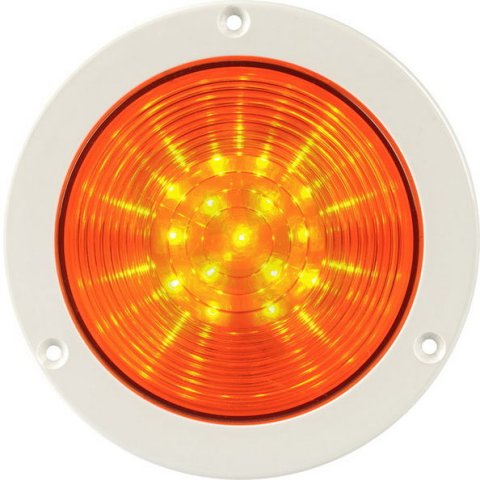 Svítidlo signální s trvalým svitem R4 LED 24 V, ACDC, IP66, oranžová, bílá 21419