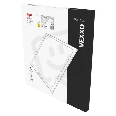 LED panel VEXXO 60×60, čtvercový přisazený bílý, 33W, neutrální bílá EMOS ZB1524