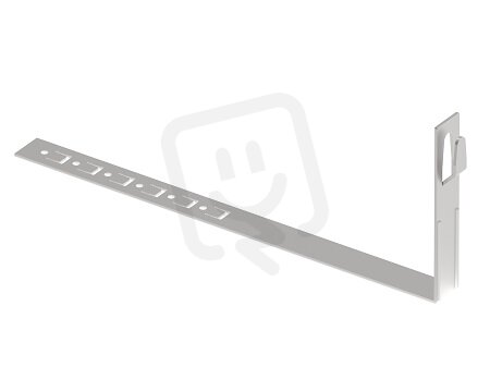 Držák vedení s příchytkou pod střešní krytinu L330 rovný drát 8mm V2A 415713