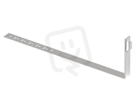 Držák vedení s příchytkou pod střešní krytinu L415 rovný drát 8mm V2A 415813