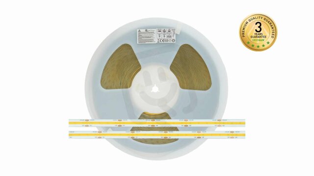LED pásek LED STRIP COB528/10W/m IP65HS Ra90 CW 24V 20m GREENLUX GXLS707