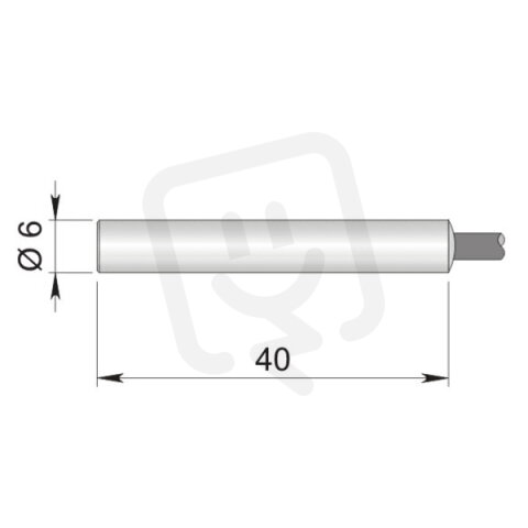 Válcový magnetický senzor AECO SMC-06 S LC5