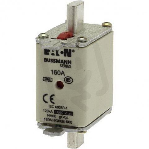 Pojistka Eaton 160NHG00B-660 NH gG 690V 160A 00