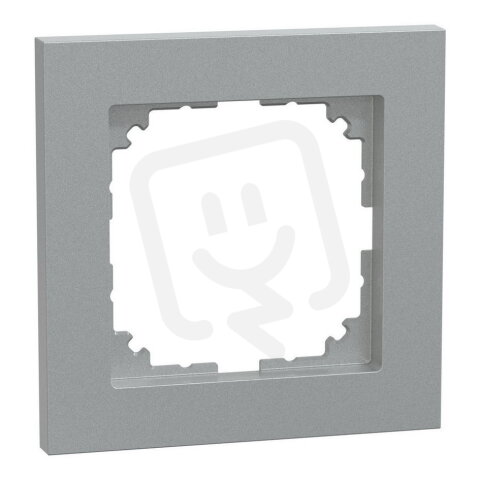 Rámeček Merten M-Pure, jednonásobný, aluminium, matný plast MEG4010-3660