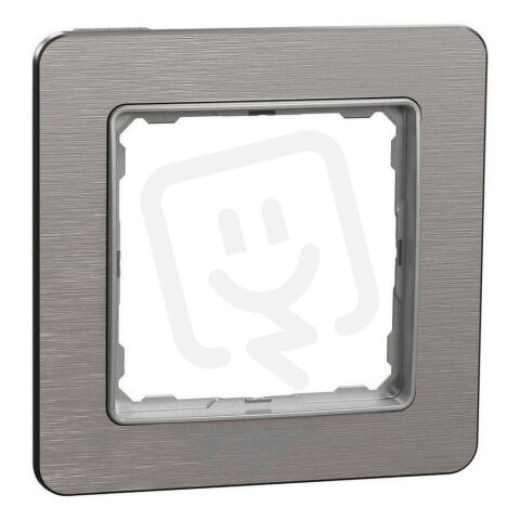 Rámeček jednonásobný Leštěný Hliník,Sedna Design/Elements SCHNEIDER SDD370801U