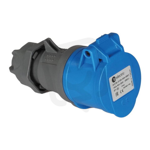 Spojovací zásuvka 3x32A/IP44, Quick connect TP ELECTRIC 332-6-S-Q