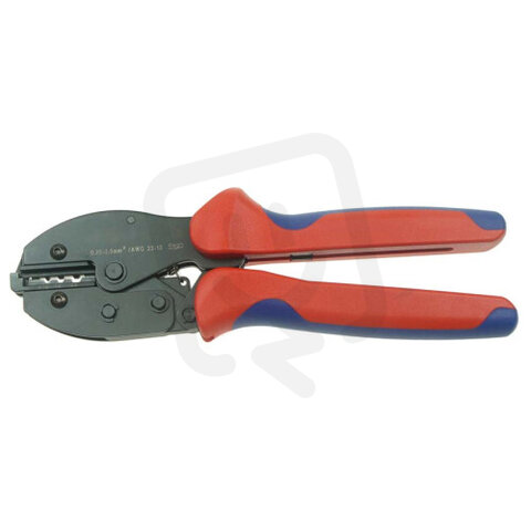 KNIPEX Lisovací kleště na oka spojky a kolíky neizolované 0,25-2,5mm2 kvalitní