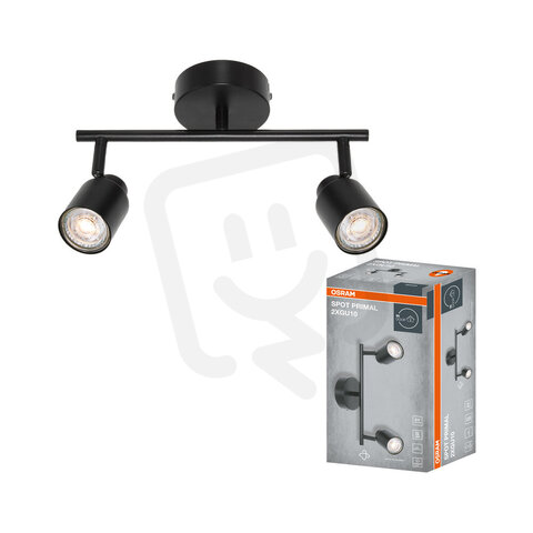 LED SPOT PRIMAL BLACK 2XGU10 BLACK OSRAM 4099854587344