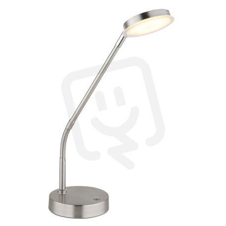 Stolní lampa SILVIO nikl LED 6,5W 230V,350lm, 2700/3350/4000K GLOBO 58504TN