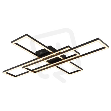 Stropní svítidlo TATJANA černá matná LED 55W 230V,2950lm, 3000K GLOBO 67363-55