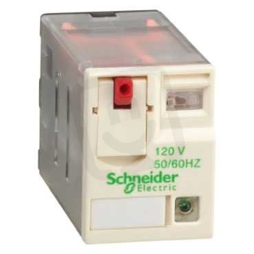 Schneider RXM3AB2F7 Miniaturní 3P, 10 A, 120 V AC s LED (obj.množství 10 ks)