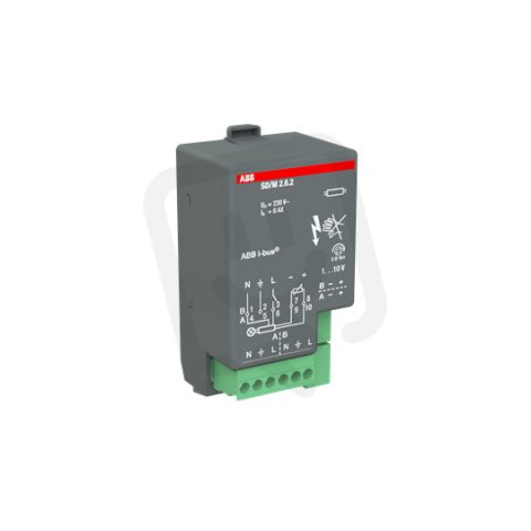 ABB KNX Modul spínacího a stmívacího akčního členu 2násobný 6A SD/M2.6.2