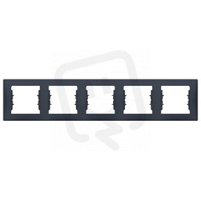 Sedna Rámeček pětinásobný, Graphite SCHNEIDER SDN5800970