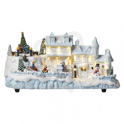 XMAS VILLAGE ROTATION TREE WW