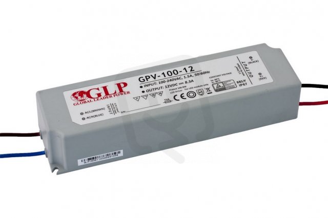 LED driver plastový DRIVER 100W/P IP67 (GPV-100) GREENLUX GXLD137