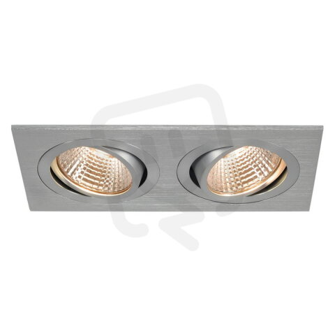 NEW TRIA II LED čtv. sada česaný hliník