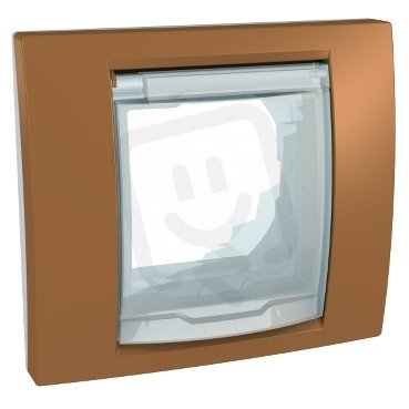 Schneider MGU61.002.869 Krycí rámeček IP44 Plus, Orange