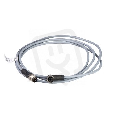 Prodlužovací kabel PVC s konektory M12, 4odiče, L=2m XZCRV1512041C2