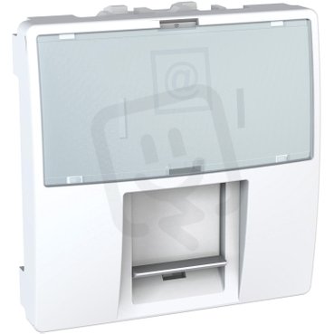 Schneider MGU9.421.18 Kryt datové zásuvky LexCom, 2 moduly, polar