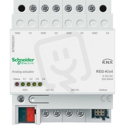 KNX analogový akční člen REG-K/4-násobný SCHNEIDER MTN682291