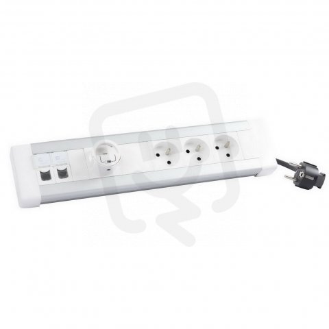 Legrand 054637 STOLNÍ BLOK 3X2P+T,USB,2XC6FTP