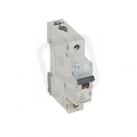 TX3 JISTIČ, 1 PÓLOVÝ, CHAR. D, 2A 6000A LEGRAND 403714