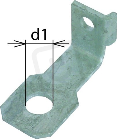 Připojovací třmen IF 1 úhlový Průměr otvoru d1 11 mm DEHN 923311