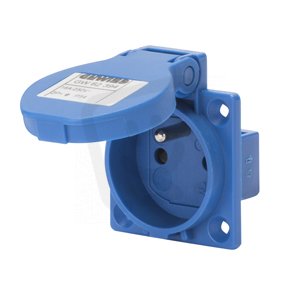 Gewiss GW62394  Zásuvka zapuštěná, 10° L+N+PE 16A 230V IP54, CZ/F standart