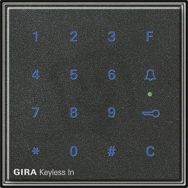Keyless In kódovací klávesnice TX_44 (IP44) antracit GIRA 260567