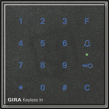 Keyless In kódovací klávesnice TX_44 (IP44) antracit GIRA 260567