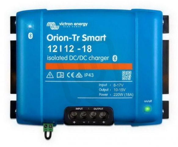 DC-DC nabíječka Orion-Tr Smart 12/12-18A (220W) izolovaná