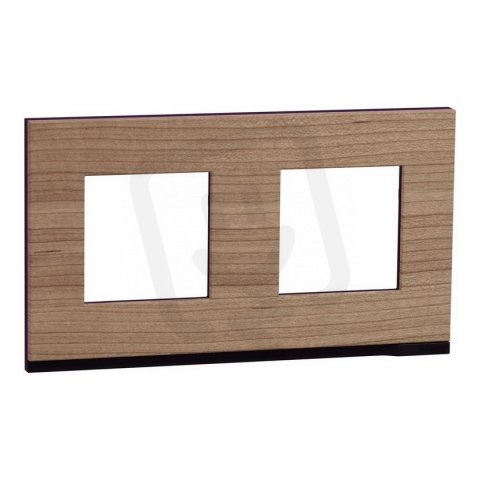 Unica Pure Krycí rámeček dvojnásobný, Oak Wood SCHNEIDER NU600484
