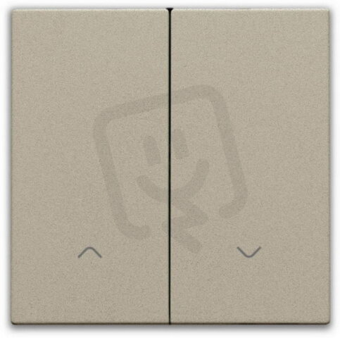 Smart Switch kolébka 2x1/2 motor-CHAMPAGNE COATED NIKO 157-31006