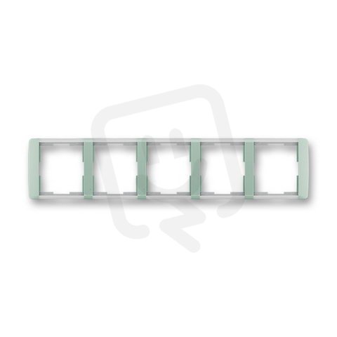 ELEMENT Pětirámeček vodorovný agáve/ledová bílá ABB 3901E-A00150 22