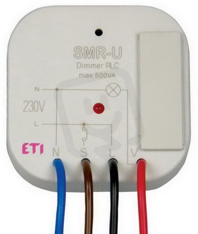 Stmívač SMR-U, 2xMOSFET, 230V AC, 4 vodičové připojení s N vodičem ETI 002470022