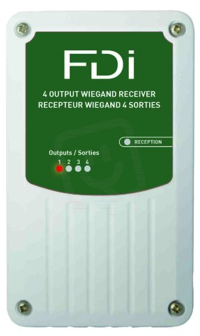 Wiegand RF přijímač, 868 MHz FDI FD-020-186