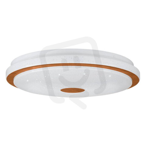 Stropní svítidlo LANCIANO 1 LED-CCT d380 bílá/dřevo 24W IP20 EGLO 900598