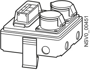 BD2-AK1/2CEE163A161 Odbočná skříň zásuvk SIEMENS BVP:047231