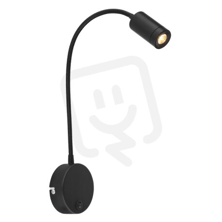 Nástěnné svítidlo MILLY černá LED 3W 230V, 180lm, 3000K GLOBO 57311B