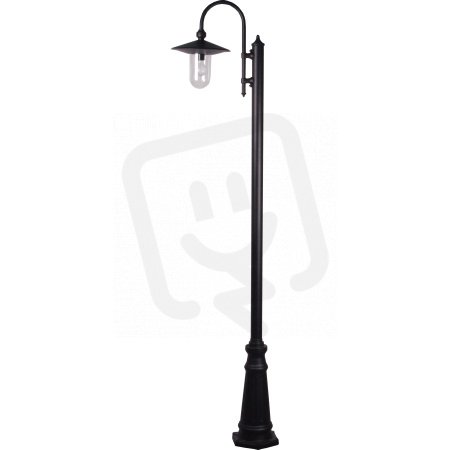 Sloupové svítidlo Adonis sloup velký s ramenem černá 60W IP23 E27 916251/07