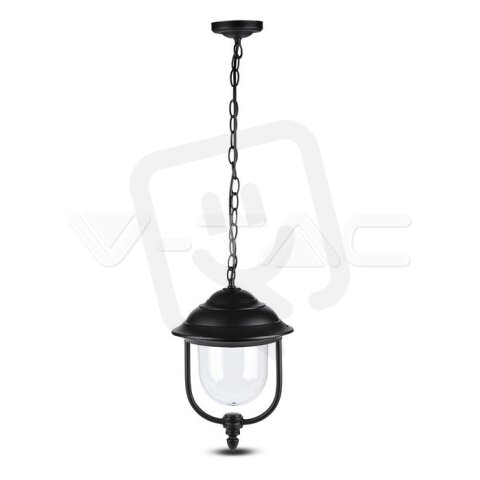 Garden Ceiling Lamp 1 x E27 Black,  VT-8