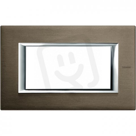 Legrand HA4804BR BTAX RÁMEČEK 4M BRONZ BROUŠENÝ