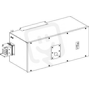 Schneider KSA630ABDD5 Koncová napájecí skříň 630 A pravá s jištěním