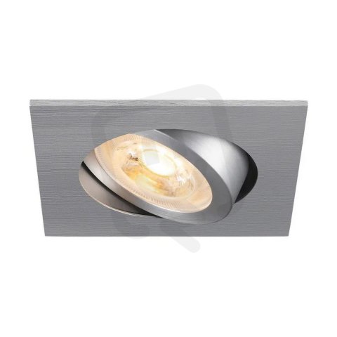 NEW TRIA 68 stropní vestavné svítidlo čtvercové max. 10W GU10 hliník SLV 1007373