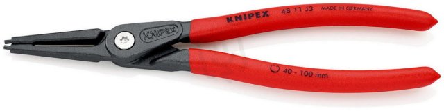 Precizní kleště na pojistné vnitřní kroužky v otvorech 225 mm KNIPEX 48 11 J3