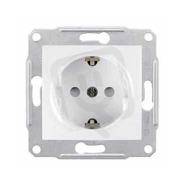 Sedna Zásuvka Schuko 2P+PE, clonky, Polar SCHNEIDER SDN3000121