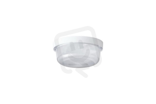 Průmyslové svítidlo s plastovým stínidlem OSMONT ELEKTRA 3 7W IP54II E27 bílá