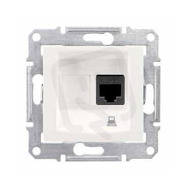 Sedna Zásuvka datová 1xRJ45 kat.5e STP, Cream SCHNEIDER SDN4500123