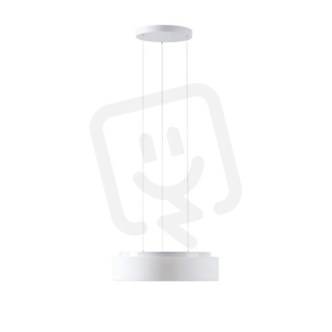 Závěsné LED svítidlo se skleněným stínidlem OSMONT ERIS LE3 24W IP40 3K bílá