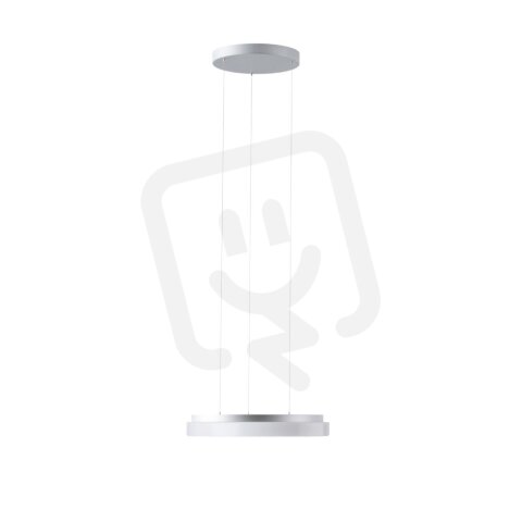 Závěsné LED svítidlo s plastovým stínidlem CORVUS LE1 25W IP40 DALI 4K stříbro